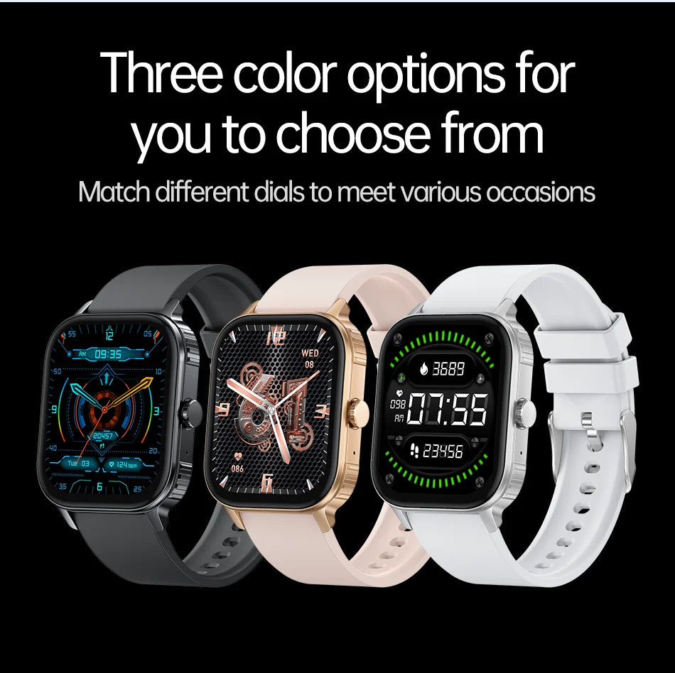 2026 2.04-inch Ultra Smart Watch For Men Women 1000mAh High Capacity Battery Outdoor Sports Fitness Health Monitoring Smartwatch