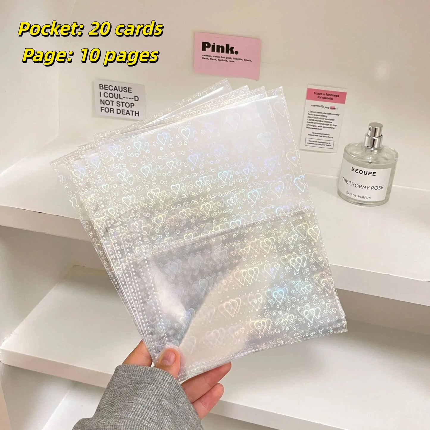 A5 Binder Photocards Cover Kpop Loose-leaf Collect Book Photo Cards Album Storage Book Stationery Birthday Gifts 포토카드 바인더