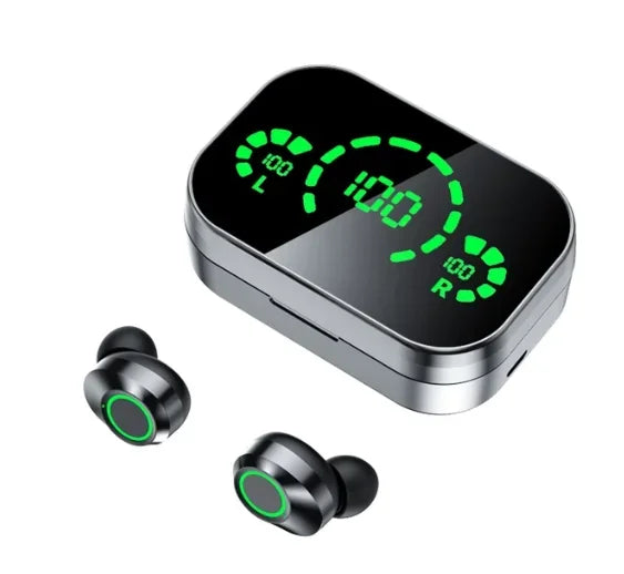 Original YD03 TWS Earphone Flashlight Wireless Headset 9D Noise Reduction New 5.2 Bluetooth Headphone With LED Power Display