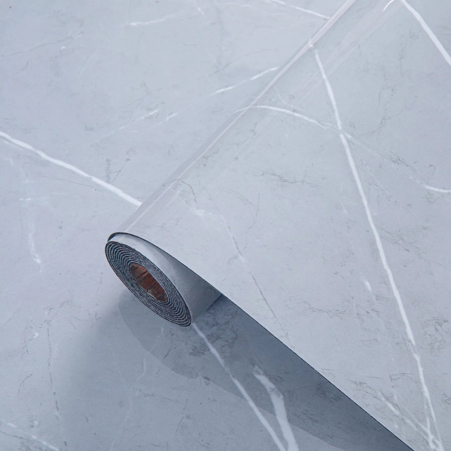 Vinyl Flooring Roll 15.7"W X 118"L/ 12.9 Sq.Ft, Peel and Stick Wall Tiles Vinyl Plank Flooring for Any Room, Easy DIY
