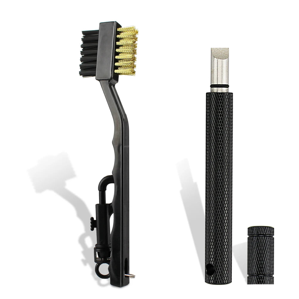 2Pcs/Set Golf Club Brush Golf Club Sharpener Grooving Tool Golf Putter Wedge Ball Groove Cleaner Kit Cleaning Tool  Accessories