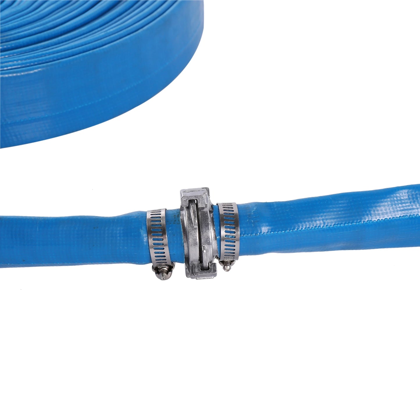 5M 1‘’ 1.5‘’ 2'' Blue Garden Hose Cold-resistance Compatible Water HoseTube Lawn Pipe FireProtection Fire Pipe Irrigating Ground