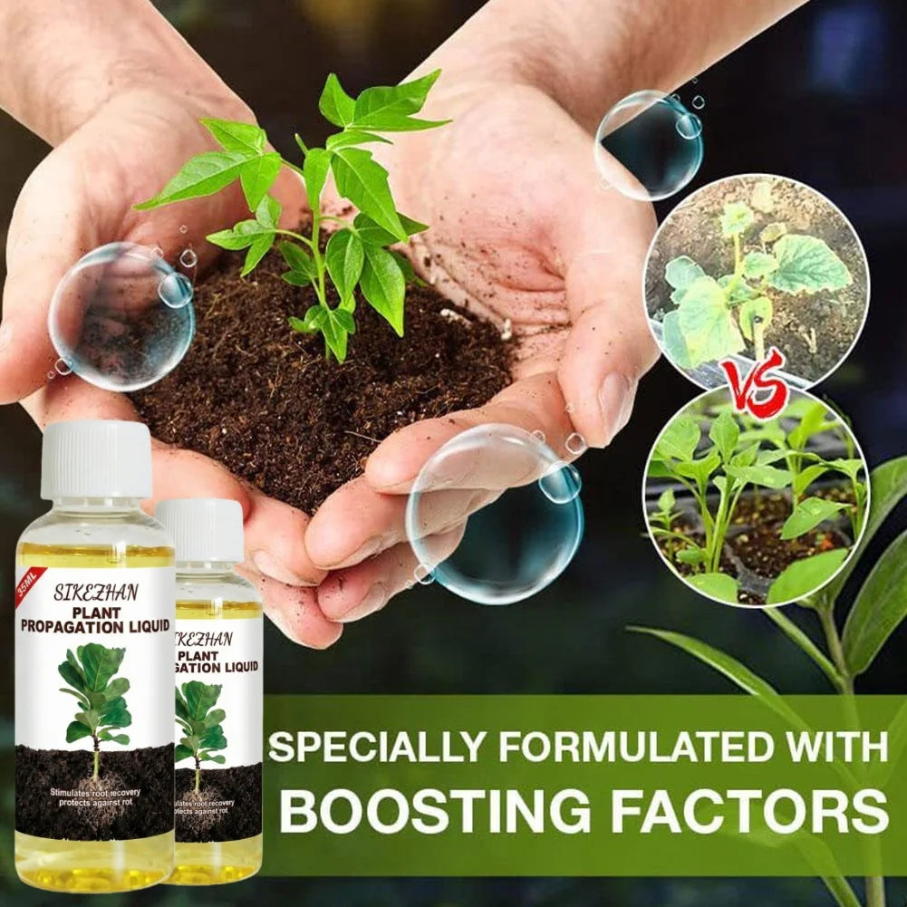 Rapid Rooting Liquid Hormone, High-Efficiency Plant Propagation Solution for Faster Root Growth & Struggling Houseplant Recovery