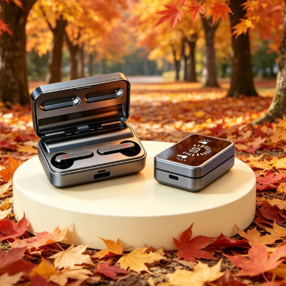 TWS Bluetooth-Compatible Earphones Stereo Sport Headset Wireless Headphone apply to smartphones