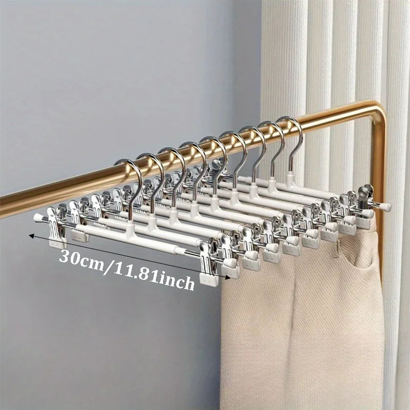 10pcs Dip Plastic Anti Slip Drying Hanger, Home Drying Expert. Thick and Seamless Clothing Support for Home and Dormitory Use