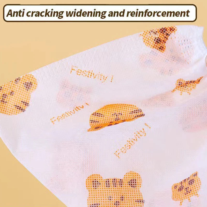 50 PCS Disposable Thickened Cartoon Shoe Covers,Home Indoor Non-slip Anti-dirty Foot Cover, Breathable Foot Covers For Shoes