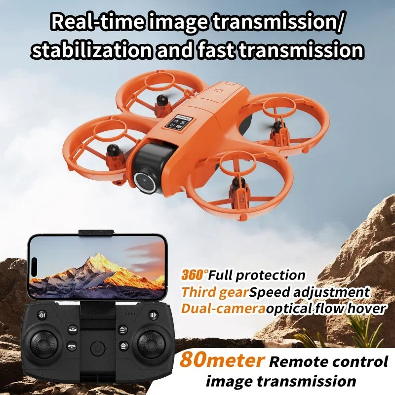 YP6 Mini Drone 8K Aerial HD Camera Drone 5G WIFI Record Large Screen Remote Control Intelligent Obstacle Avoidance Aerial Drone