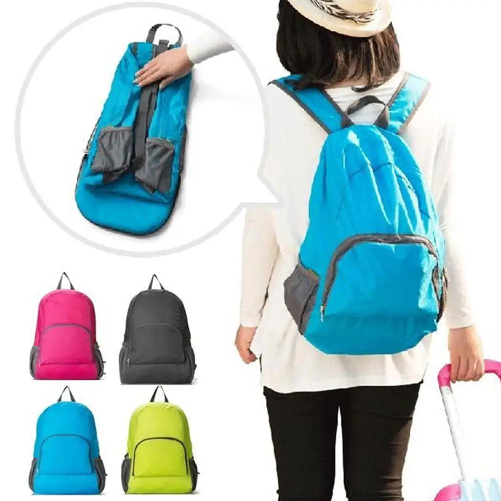 Foldable Outdoor mountaineering backpack Ultralight Nylon waterproof Travel Daypack Bag Large capacity Sports Daypack