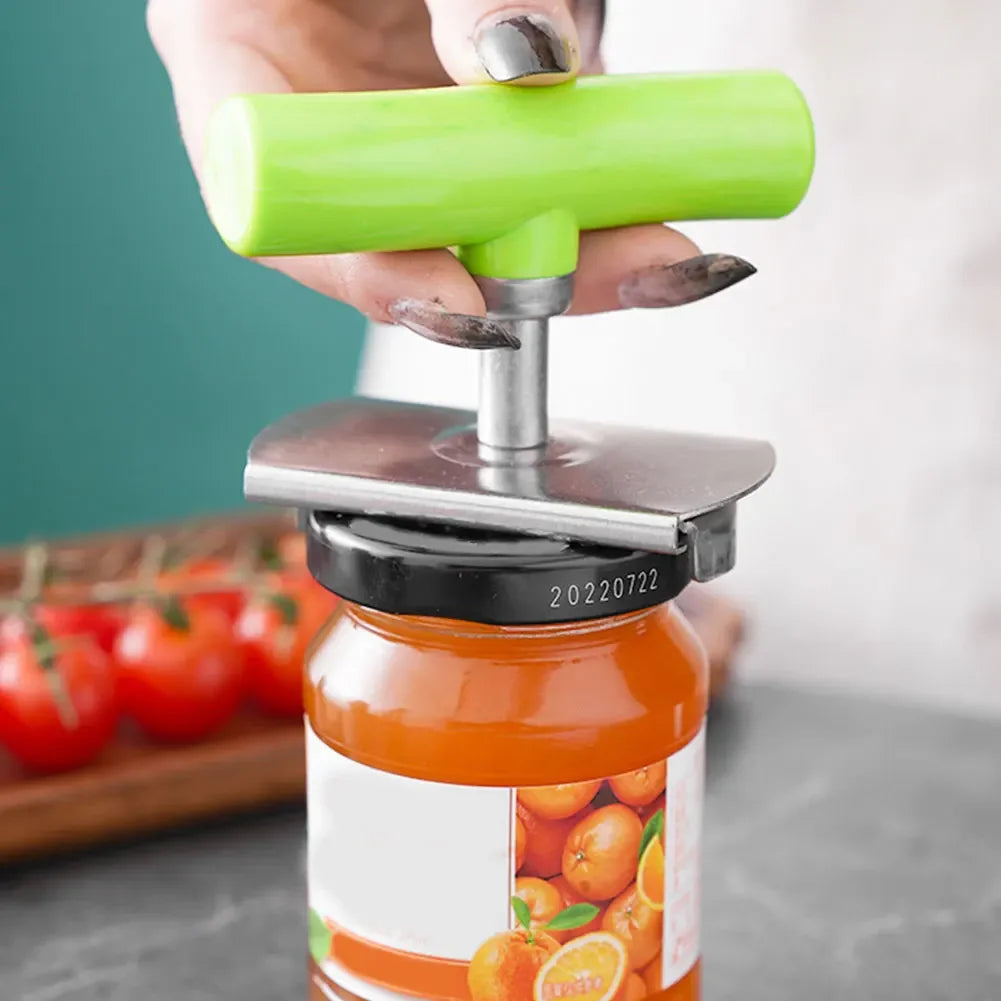 Stainless Steel Multi-Use Jar Opener | Adjustable Labor-Saving Tool for Bottle Caps  Can Lids | Commercial Kitchen & Home Gadget