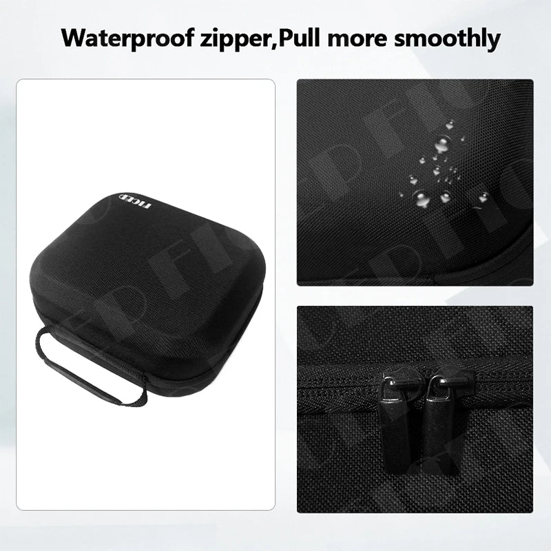FICEP Bag For Oculus Quest 2 /Meta Quest 3/ Pico 4 Case Portable Boxes VR Headset Travel Carrying Case Hard EVA Storage Box Bag