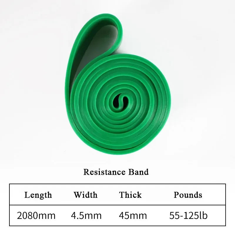 Heavy Duty Resistance Band Set Latex Elastic Bands for Pilates Workout Fitness Pull up Assist Training Body Shape Exercise
