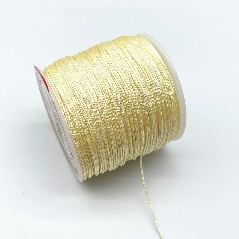 100M/Roll 0.8mm Nylon Cord Thread Chinese Knot Macrame Cord Bracelet Braided String DIY Tassels Beading Shamballa String Thread