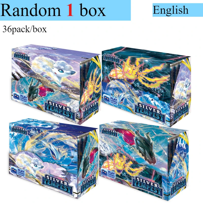 Pokémon Card 360 Pcs/Box English Brilliant Stars 151 Prismatic Evolutions PARADOX RIFT Battle Transaction Card Game Popular Gift