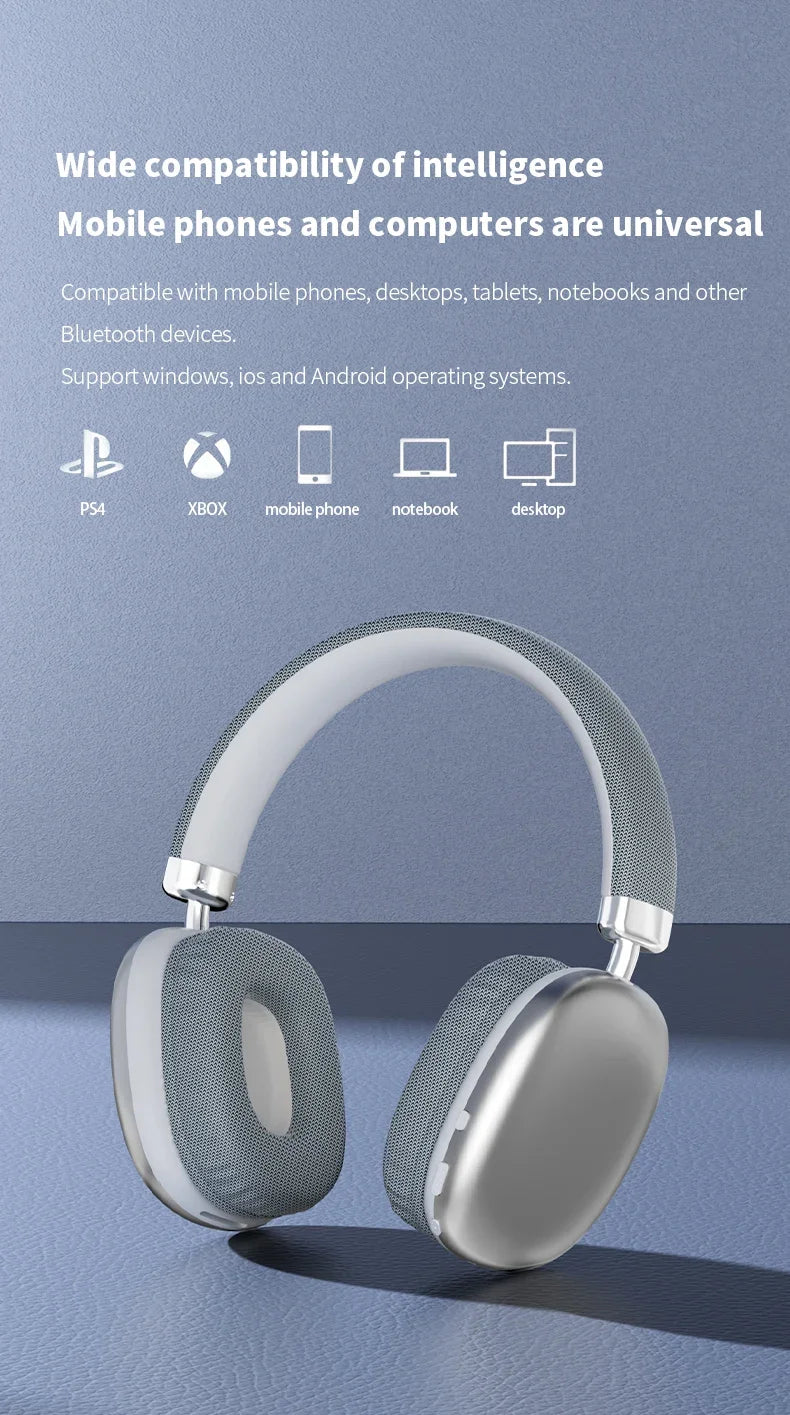 2025 NEW Air Max Bluetooth Headphones Earphone Wireless Headsets Stereo Surround Gaming Earbuds For Iphone Xiaomi Samsung Phone