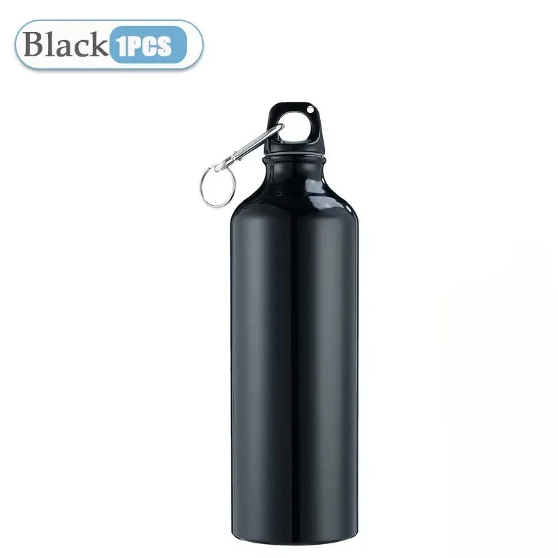 500/750mL Aluminum Outdoor Bike Sports Water Bottle Drinking Kettle Drinking Cup Leakproof Water Jug for Travel Running Camping