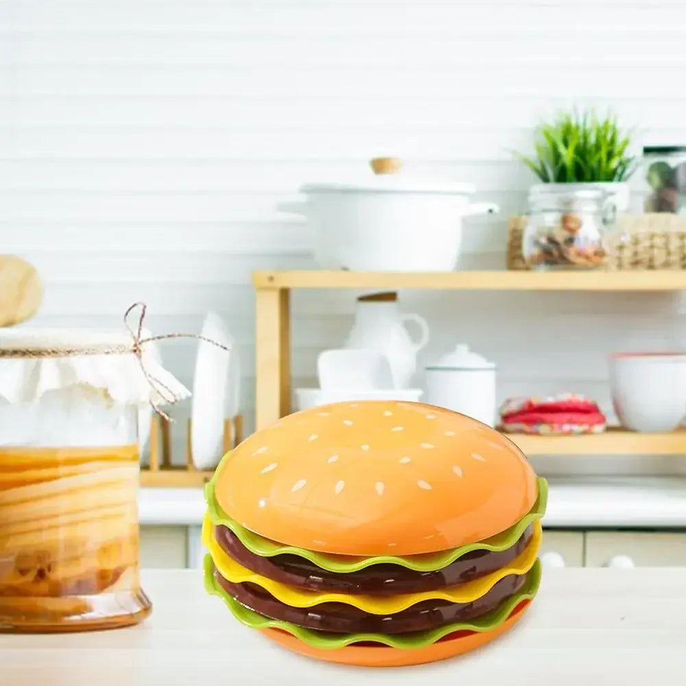 Stackable 7th Floor Hamburg Dinner Plate Stackable Dinner Plate Bone Spit Plate Interesting Sauce Container Table Decoration