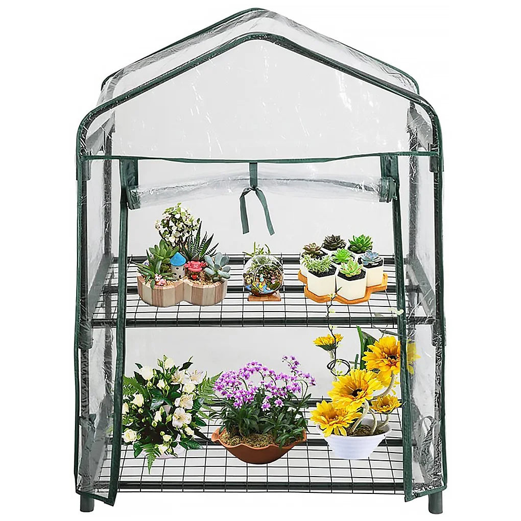 Transparent  Garden Warmer Cover PVC Flower and Plant Insulated Warming Shed Greenhouse Warming Sunroom  Rainproof Cover