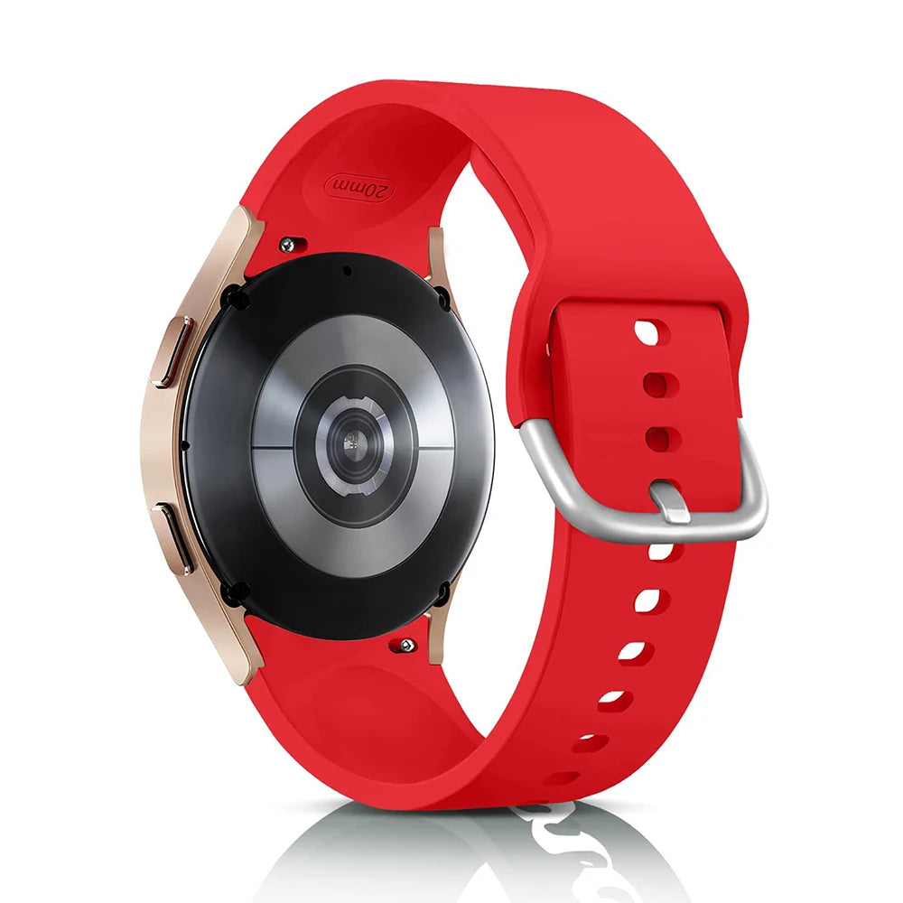 Silicone Strap For Samsung Galaxy Watch 7 6 5 4 44mm 40mm pro 45mm Sport 20mm Watchband Bracelet Galaxy Watch6 Classic 43mm 47mm