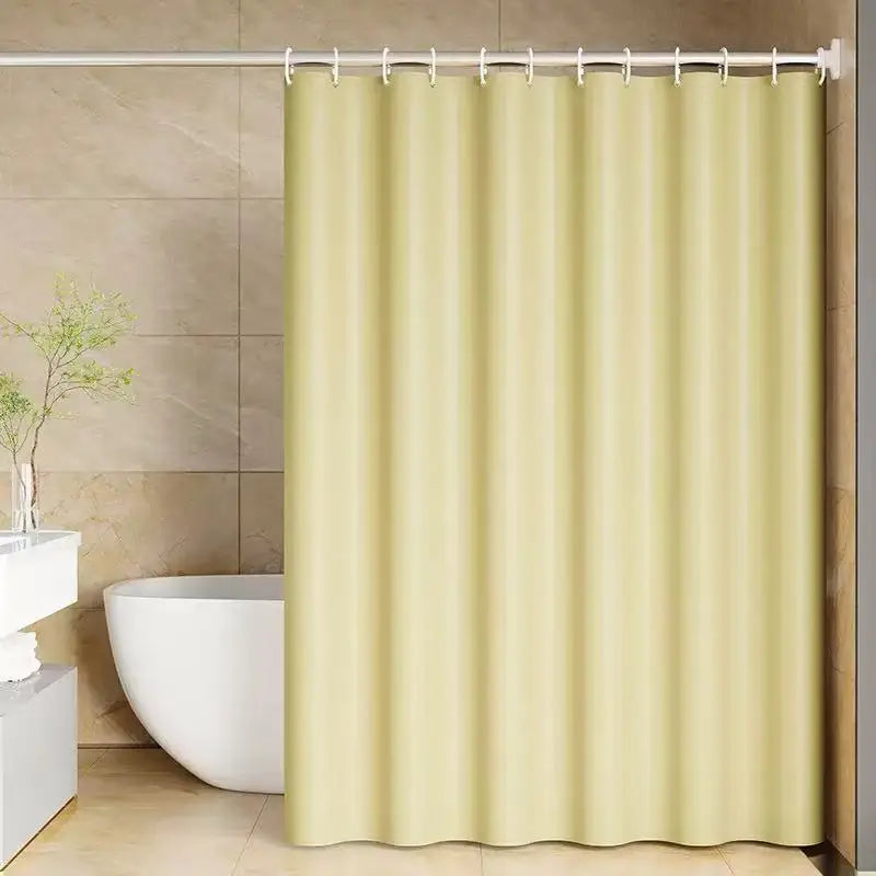 Premium PEVA Bath Curtain - Waterproof & Opaque Shower Liner with Metal Grommets, Silky Feel