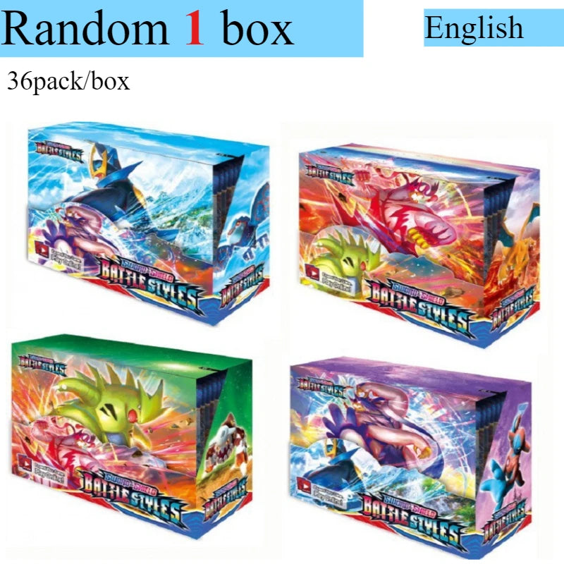Pokémon Card 360 Pcs/Box English Brilliant Stars 151 Prismatic Evolutions PARADOX RIFT Battle Transaction Card Game Popular Gift