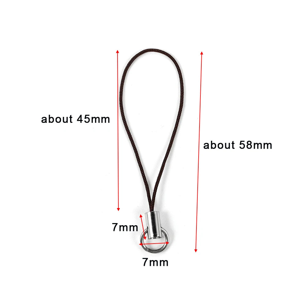 20/50/100Pcs Lanyard Lariat Strap Cords Lobster Clasp Rope Keychain Hooks Mobile Set Charms Keyring Pendant Key Ring Accessories