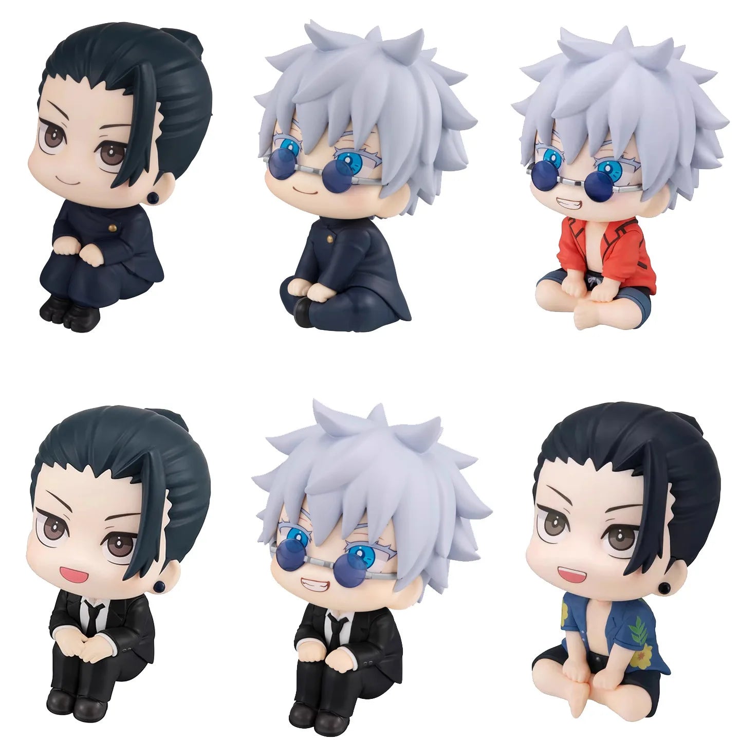 Jujutsu Kaisen Gojo Geto Suguru Jujutsu High Figure Doll Palm-Sized Itadori Yuji & Fushiguro Megumi PC Case Decoration Model