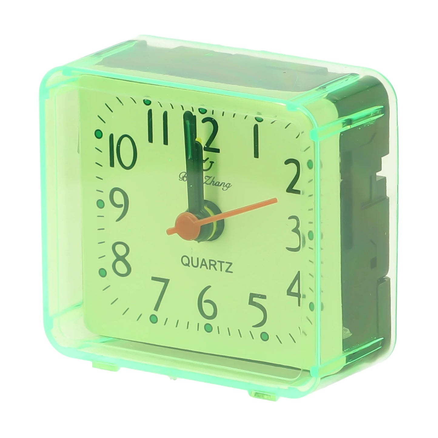 Small Battery Operated Quartz Alarm Clock with Beeping Sound for Bedside Use Featuring Clear Numbers and Reliable Performance