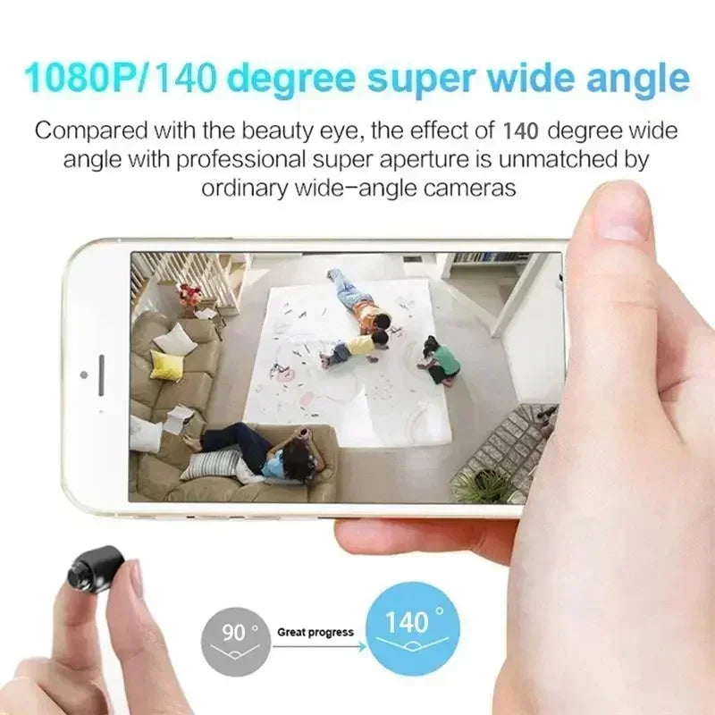 X5 1080P Mini Night Vision Wireless Surveillance Camera Lightweight Clear Portable Motion Detection Premium Quality NEW 2026