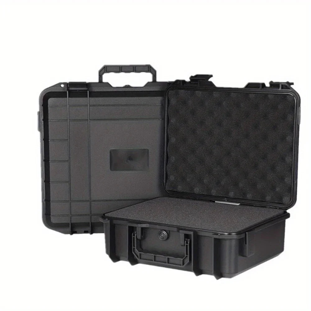 1pc Waterproof Hard Carry Case Bag Tool Case With Pre-cut Sponge Storage Box Safety Protector Organizer Hardware Toolbox