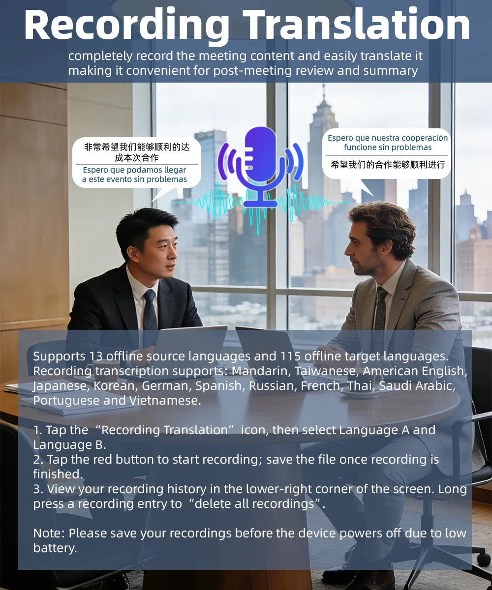 T18 T13 Language Translator 17 Offline Voice Languages Cover 58 Countries 39 Offline Photo Translation No WiFi Needed for Travel