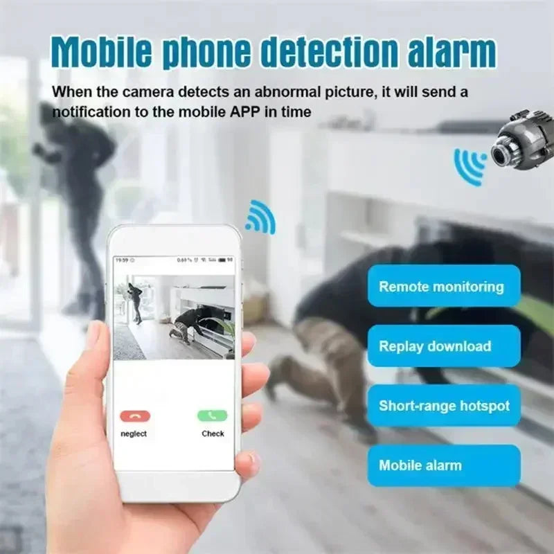 X5 1080P Mini Night Vision Wireless Surveillance Camera Lightweight Clear Portable Motion Detection Premium Quality NEW 2026