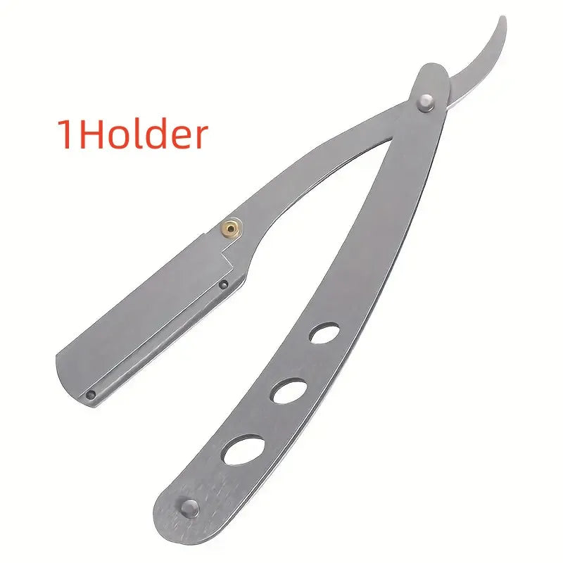 Shaving Razor Face Manual Shaves Blades Foldable Straight  Safety Razor Men Stainless Steel Care Body Face Hair Removal Knife