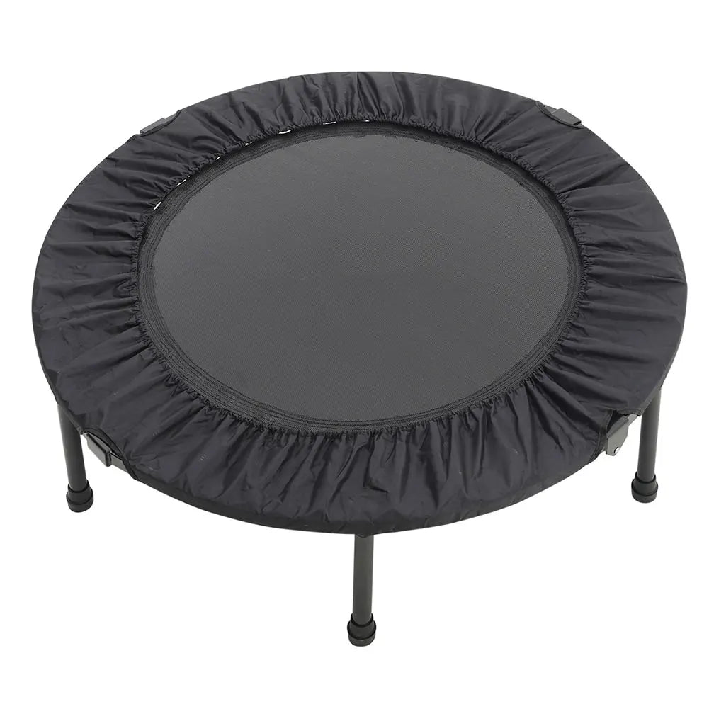 【Breeins】Folding Trampolines Fitness Indoor Exercise Workout Rebounder Sport Trampoline Handle Trampoline for Adults Jumping
