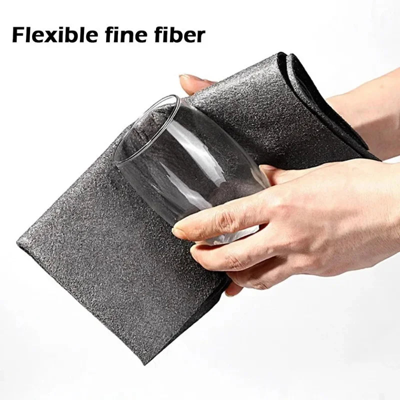 10/1pcs Magic Cleaning Cloths Reusable Microfiber Washing Rags Car Window Mirror Wipe Towels Rag Household Kitchen Clean Tools