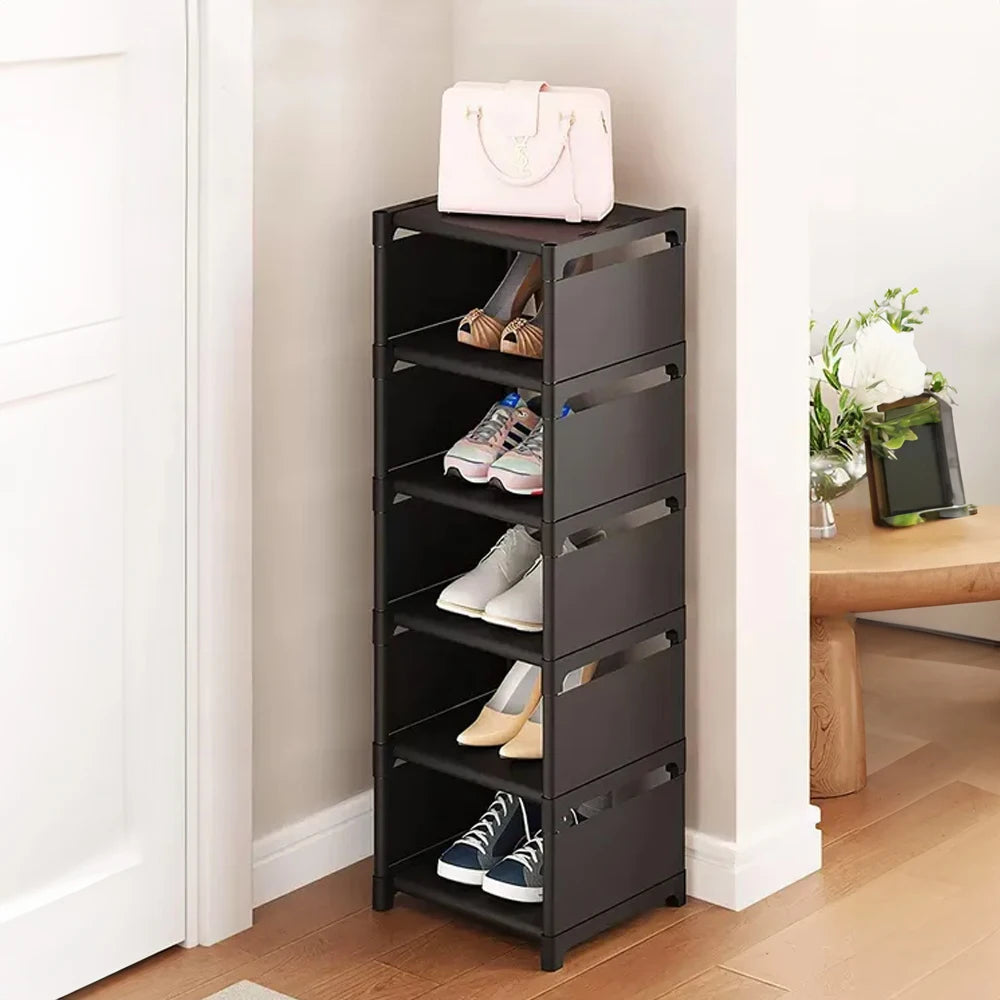 6/7/8-layer stackable shoe rack multi-layer freestanding DIY shoe rack space-saving adjustable assembly shoe rack