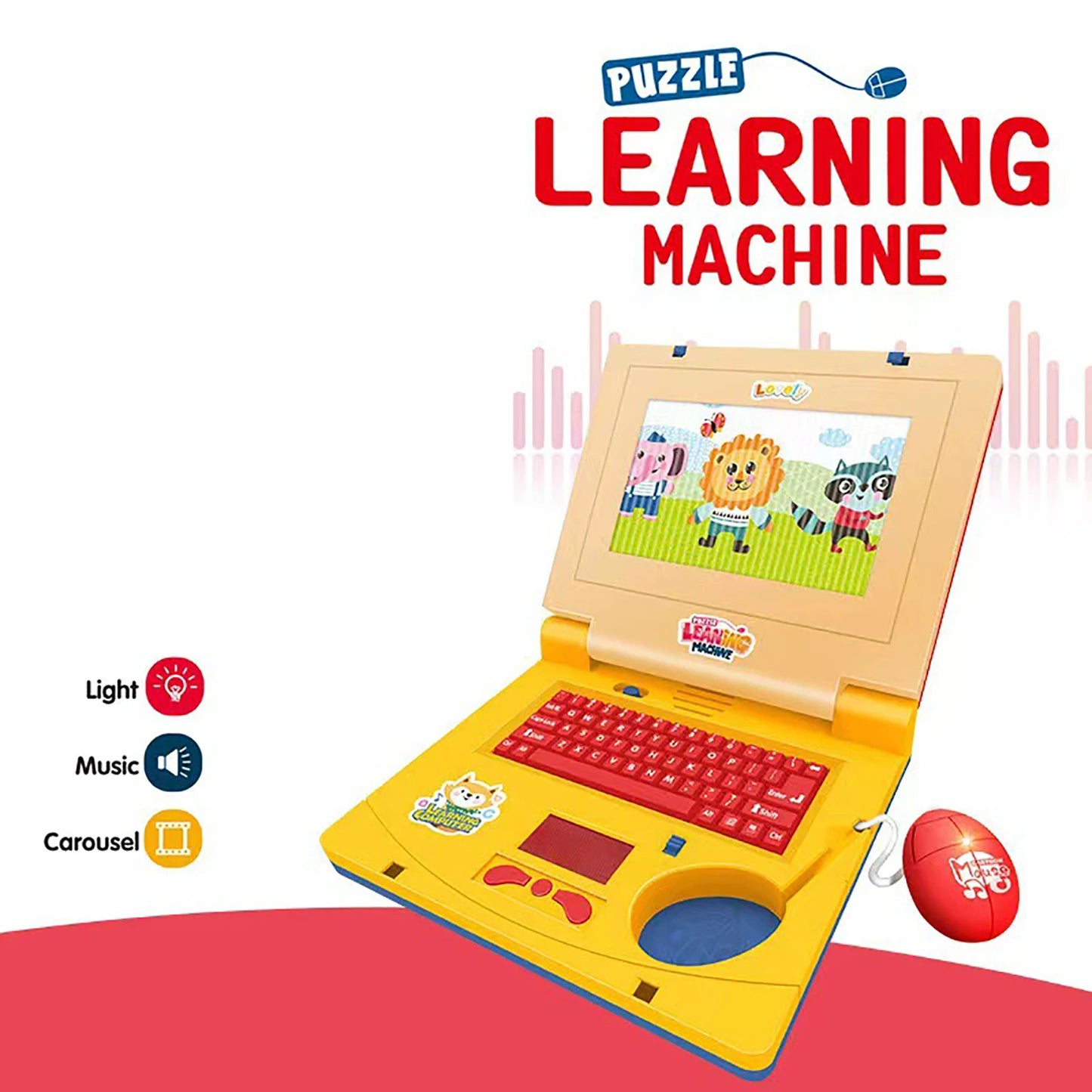 Children's computer toys, simulation laptops, lighting, music, early education and educational gifts