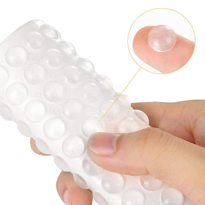 100Pcs Self Adhesive Door Stopper Rubber Damper Buffer Cabinet Bumpers Silicone Furniture Pads Cushion Protective Pads