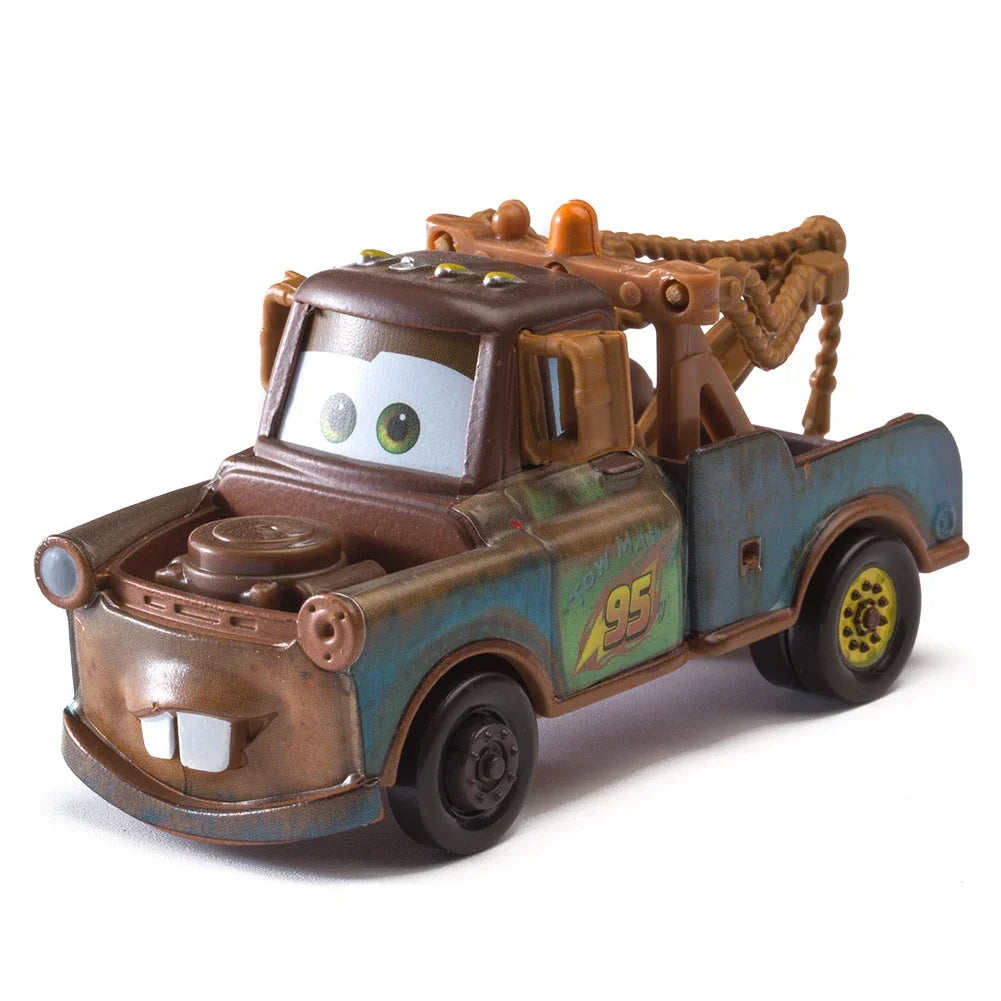 Cars Disney Pixar Cars Toy Lightning McQueen Jackson Storm Mater Sally Sheriff 1:55 Diecast Model Car Toy Children Birthday Gift