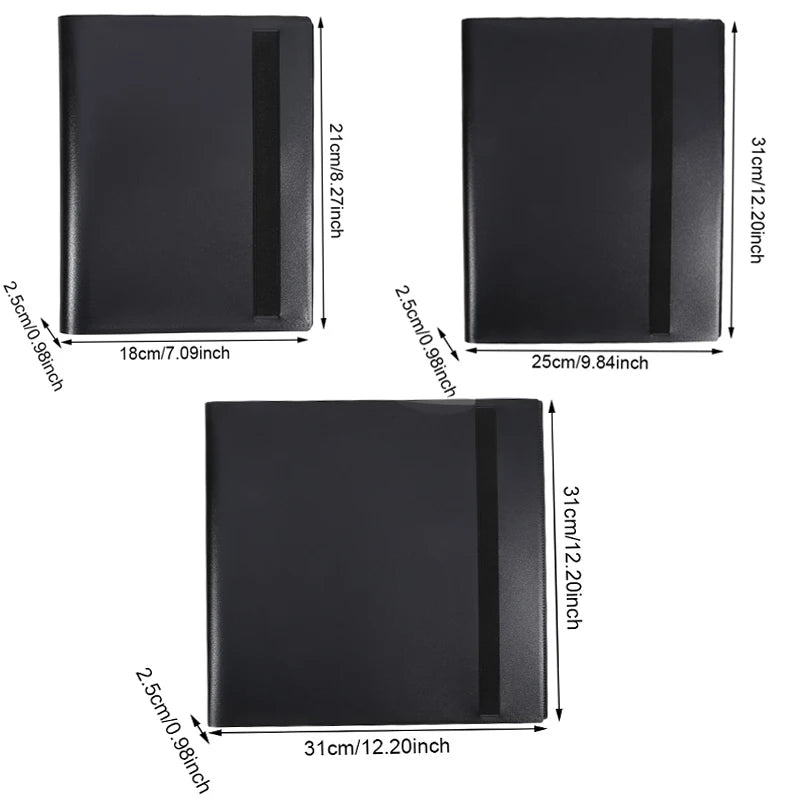 1Pc Card Binder 160/360/480 Trading Card Holder Book PP Cover Binder For Cards Durable Side Loading Card Book With Gaming Cards