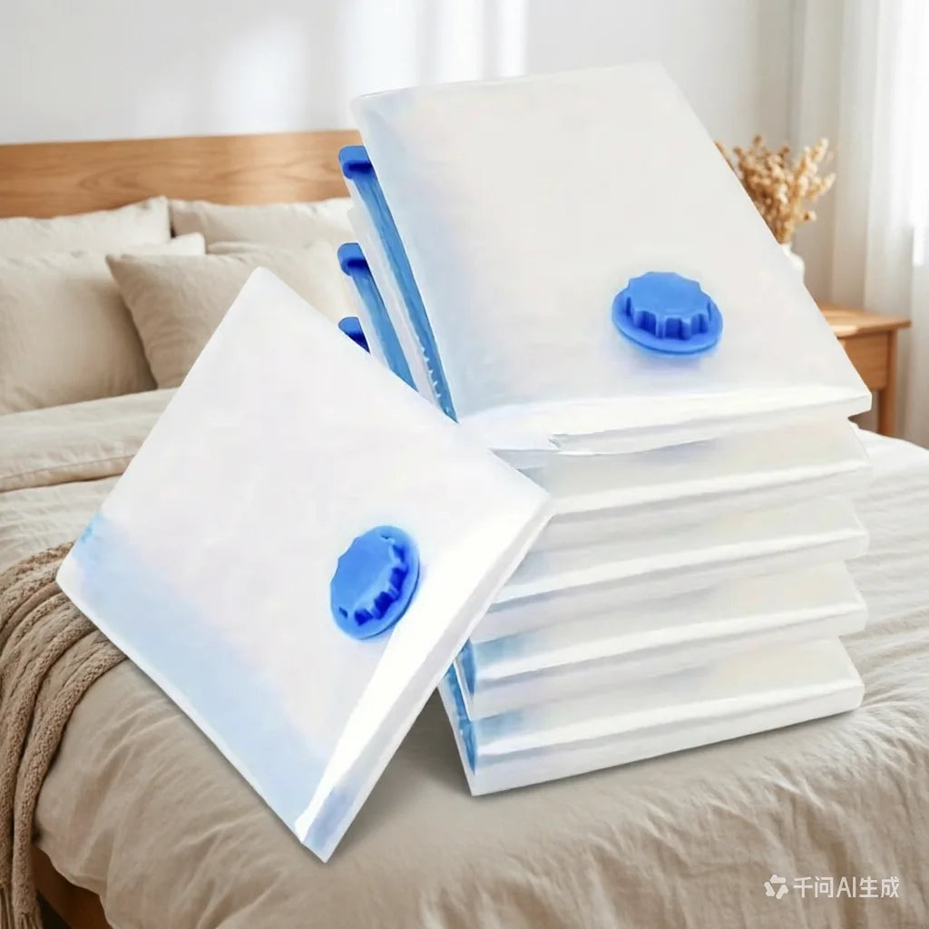 Vacuum storage bag space saving bag for clothes, mattresses, blankets, duvets, pillows, quilts, travel, moving