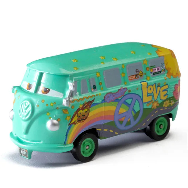 Cars toy Pixar Cars Toy Lightning McQueen Jackson Storm Mater Sally Sheriff 1:55 Diecast Model Car Toy Children Birthday Gift