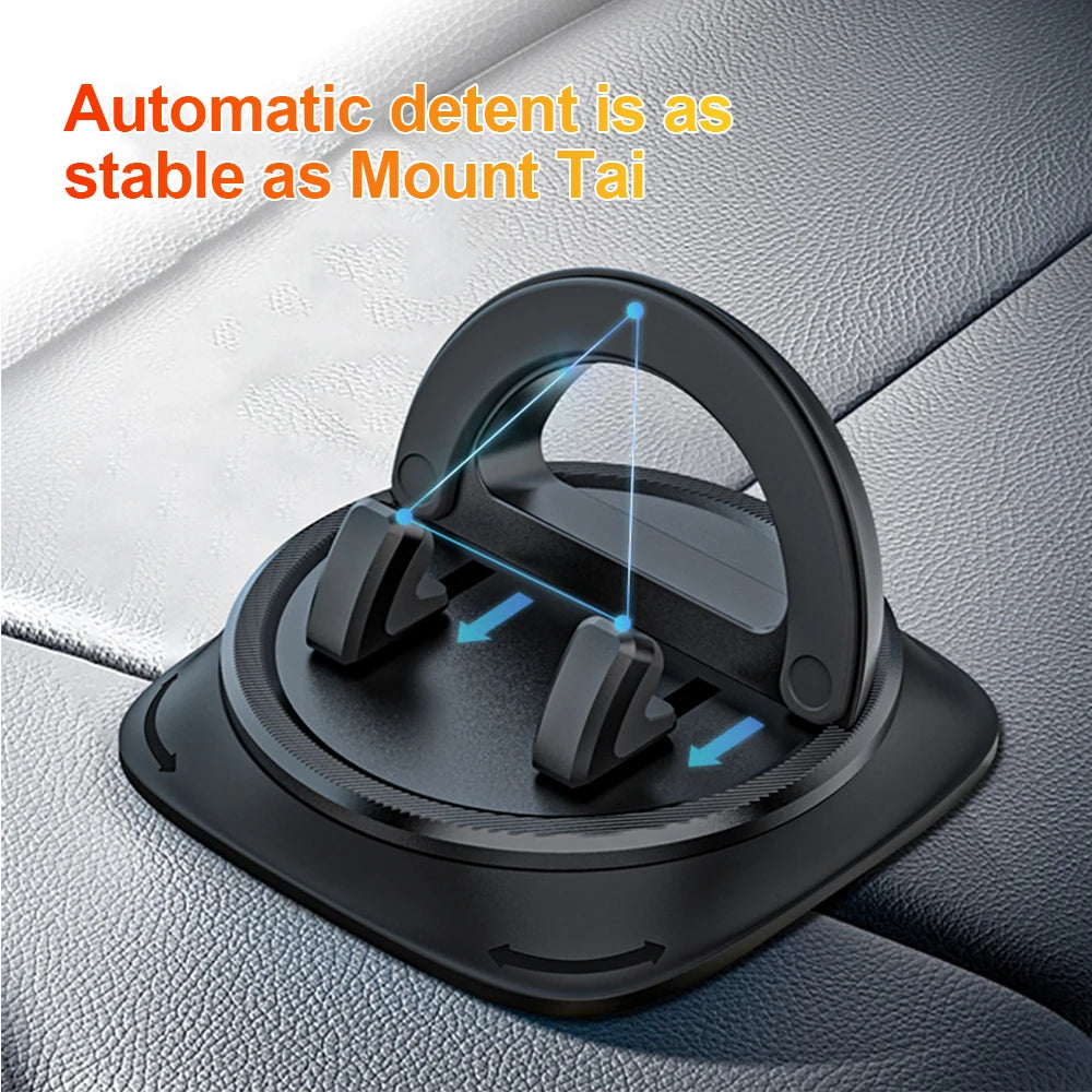 360 Degree Rotation Car Phone Holder Dashboard Stand Bracket Universal for iPhone Samsung Xiaomi Huawei Car Accessories