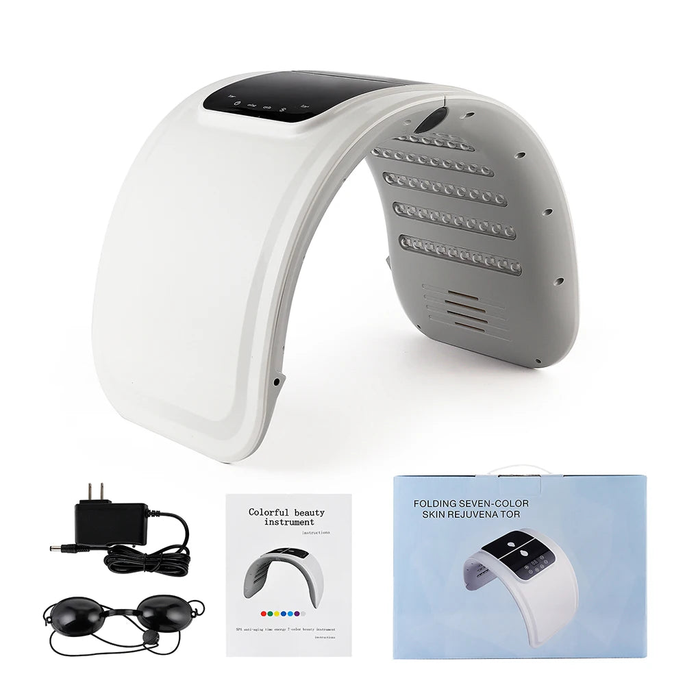 Foreverlily LED Photon Facial Beauty Machine Skin Rejuvenation Lifting Face & Body Skin Care Spa Massager