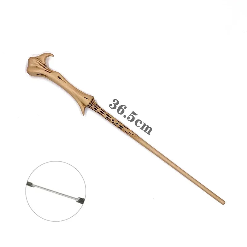 New Anime Cosplay Metal Core Magic Wand Harri Decoration Toy Accessories For Bacchetta Di Plastic Pottee Magic Stick