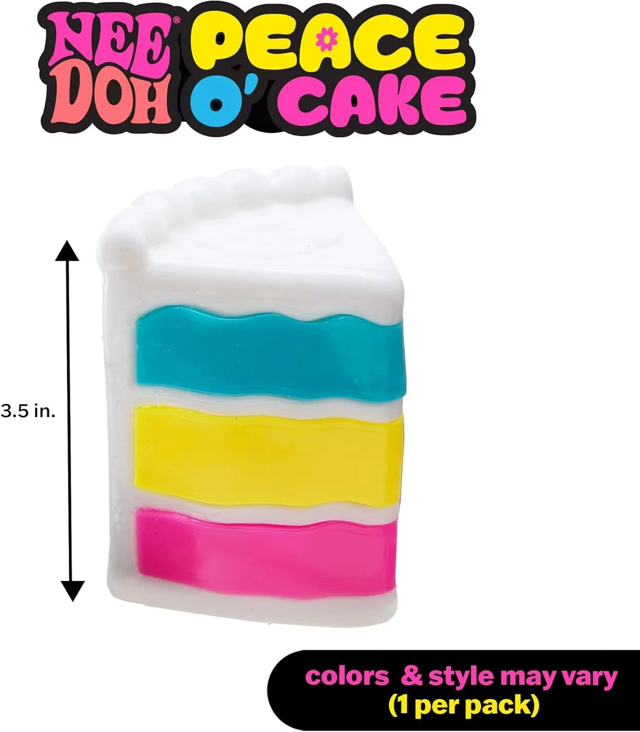 1-5PCS Schylling Needoh Nice Cake Sensory Fidget Cube Stress Relief Anxiety Sensory Tool for Focus ADHD & Calming Office Desk