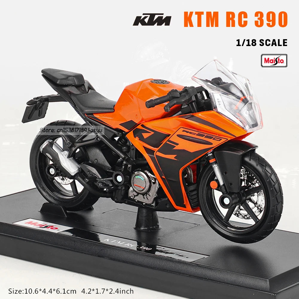 Maisto 1:18 kakawasaki NINJA H2R KTM RC 390 YZF-R1 Naked V4 S  YAMAHA MT-07 2018 motorcycle motorcycle Model collection gift toy