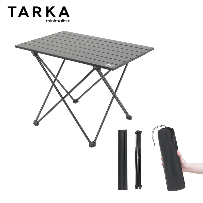 TARKA Ultralight Portable Folding Camping Table for Outdoor Picnic BBQ High Strength Aluminum Portable Desk