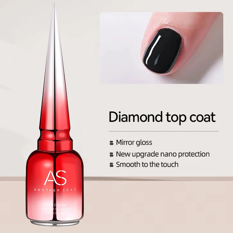 AS Water Drop Wave Gel Nail Gel Polish Clear Ripple Gel Nail Vernis Varnish Glue Phototherapy 15ml Glass Water Drop Glue