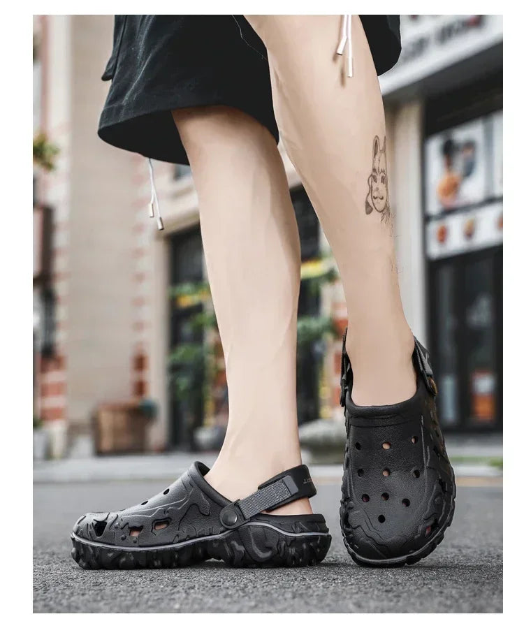 Factory Cheap EVA Men's Clogs Shoes Lightweight Wholesale Plastic Clog Men Beach Working Sandals with Men Clogs&Mules Big Size47