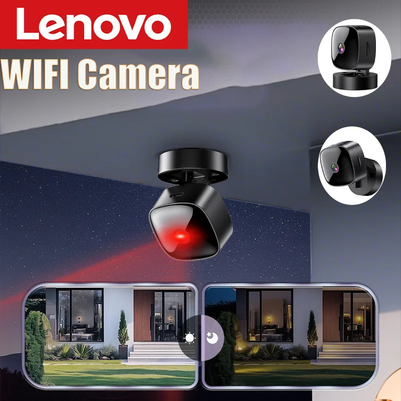 Lenovo 6K HD Wifi Camera Mini Camera Wireless Security Protection Remote Monitor Camcorders Video Surveillance Home Smart Camera